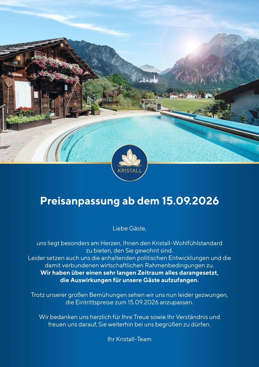 Venusgrotte vorübergehend geschlossen